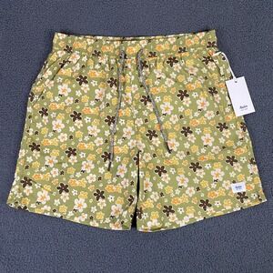 Katin Meadow Volley Swim Shorts Mens Small Mesh Lined Trunks Floral NWT